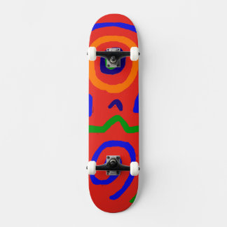 Peruansk Tribal Indian Inca Fågel Skateboard