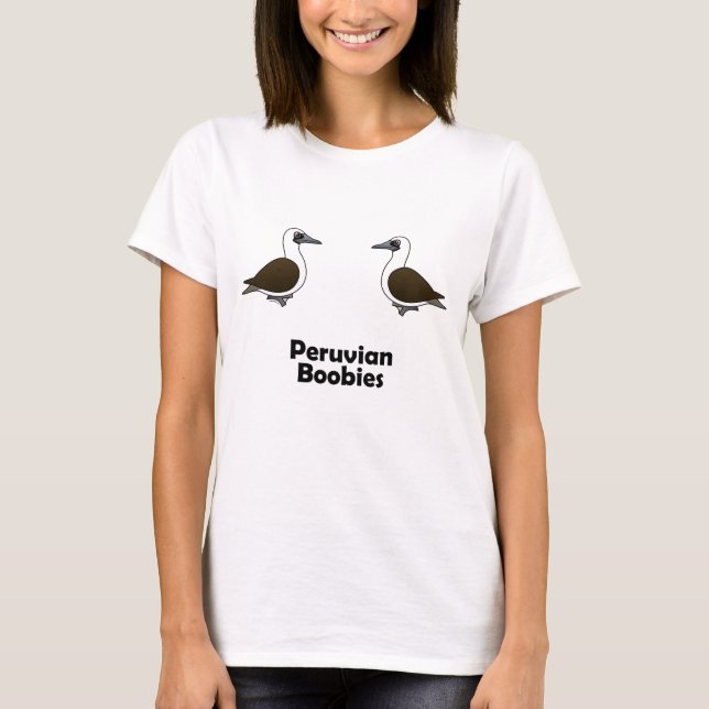 Peruanska Boobies Tee Shirt (Framsida)