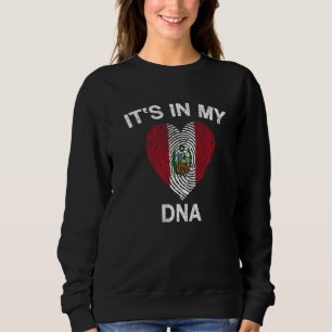 Peruanska Flagga är i min DNA Peru-Flagga T Shirt