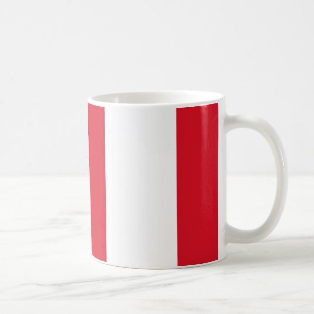 Peruanska Flagga keramiska kaffe Mugg (Höger)