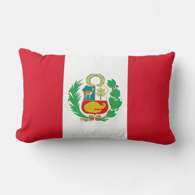 Peruanska flagga kudde (Framsida)
