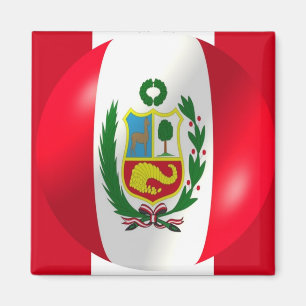 Peruanska Flagga Magnet