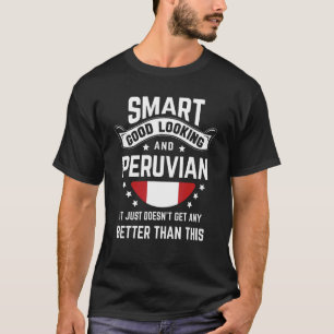 Peruanska Flagga Native Pride Peru Peruanska rötte T Shirt