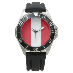 Peruanska Flagga (Peru) Armbandsur