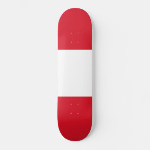 Peruanska Flagga (Peru) Mini Skateboard Bräda 18,5 Cm