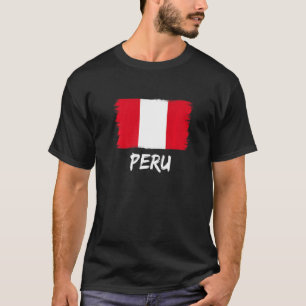 Peruanska Flagga Peru T Shirt