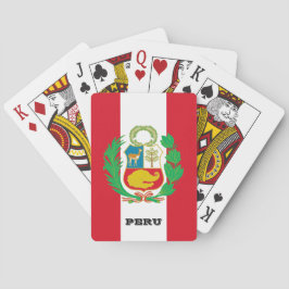 Peruanska Flagga, peruanska spelkort