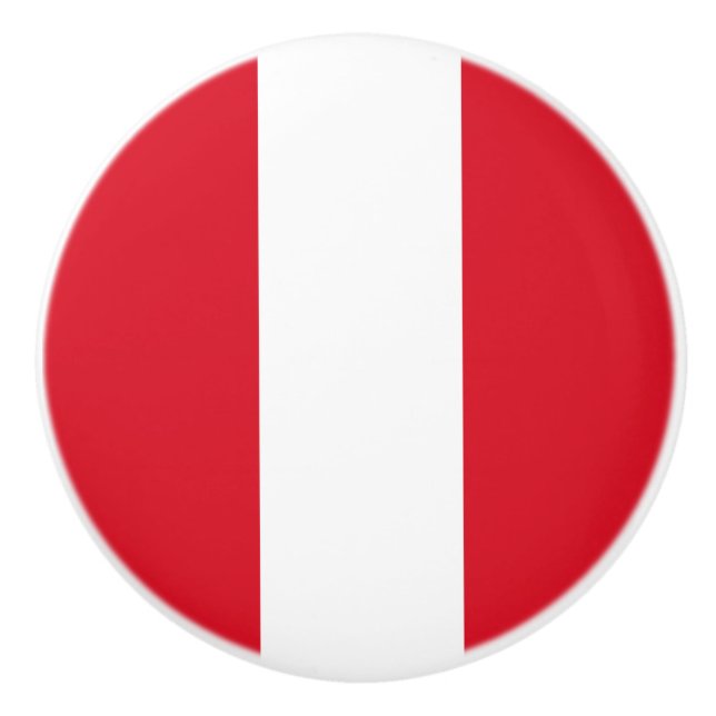 Peruanska flaggan knopp (Framsidan)