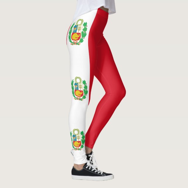 Peruanska flaggan leggings (Höger)