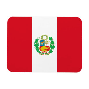 Peruanska flaggan magnet