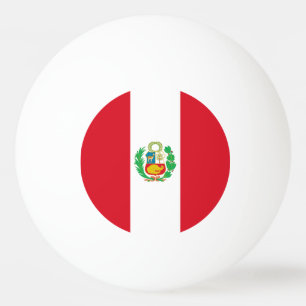 Peruanska flaggan pingisboll