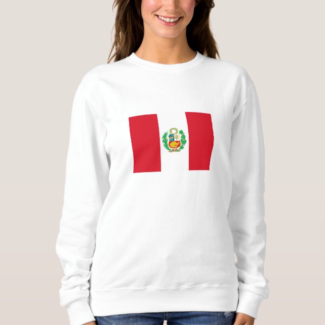 Peruanska flaggan t shirt (Framsida)