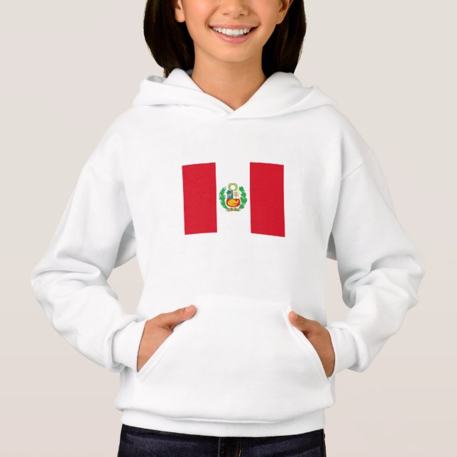 Peruanska flaggan t shirt (Framsida)