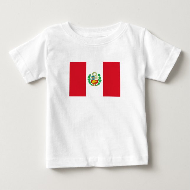 Peruanska flaggan t shirt (Framsida)