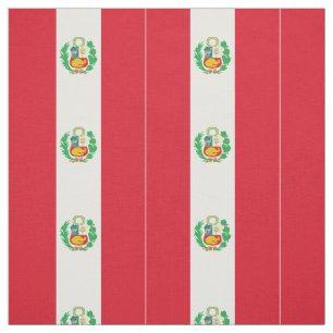 Peruanska flaggan tyg