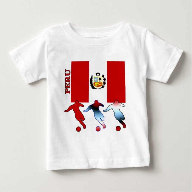 Peruanska fotbollspelare t shirt (Framsida)