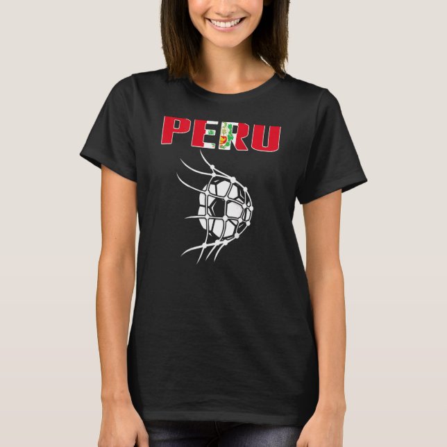 Peruanska fotnoter för peruanskt fotfäste för Peru T Shirt (Framsida)