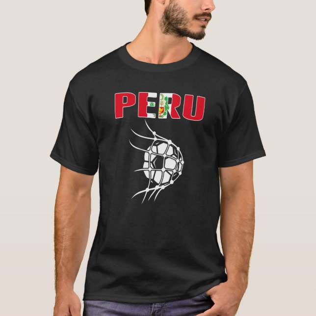 Peruanska fotnoter för peruanskt fotfäste för Peru T Shirt (Framsida)