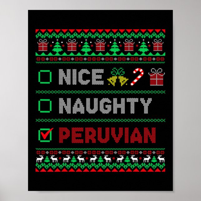 Peruanska julkontrolllistan, Naughty Peruvian Peru Poster (Framsidan)