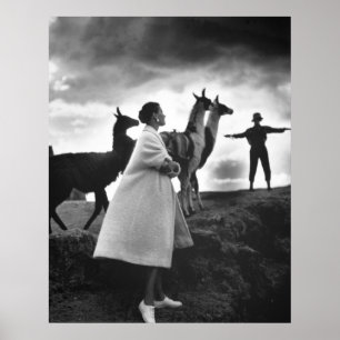 Peruanska Mode Porträtt, 1952 Poster