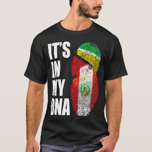 Peruanska och Guyanesiska Mi DNA-Flagga T Shirt