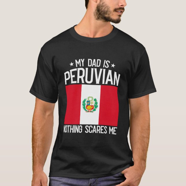 Peruanska rötter Peru Arv För T Shirt (Framsida)