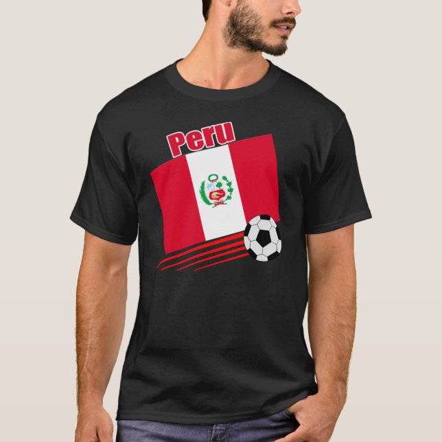 Peruanskt fotbolllag tee (Framsida)