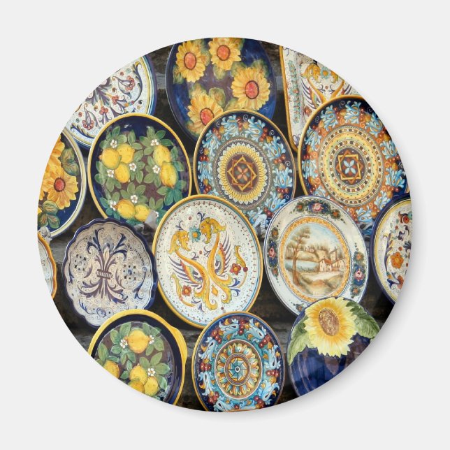 Perugia Pottery Magnet (Framsidan)