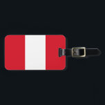 Perus flagga bagagebricka<br><div class="desc">Perus flagga</div>