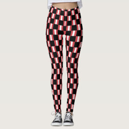 Perus Flagga Mönster Leggings
