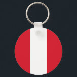 Perus flagga nyckelring<br><div class="desc">Perus flagga</div>
