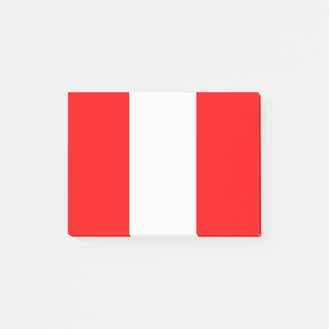 Perus flagga post-it block (Framsida)