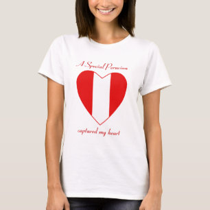 Perus Flagga, raring T-Shirt