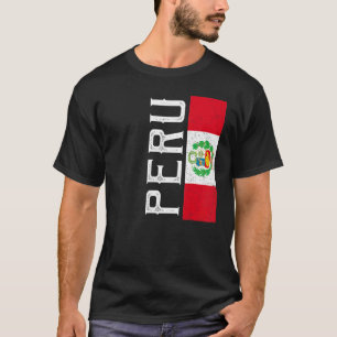 Perus kulturarv Pride Land Support Peruvian Flagga T Shirt