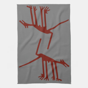 Perus linjer art-geoglyfer kökshandduk