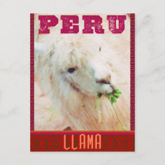 Perus resevykort - Perus Llamas Vykort
