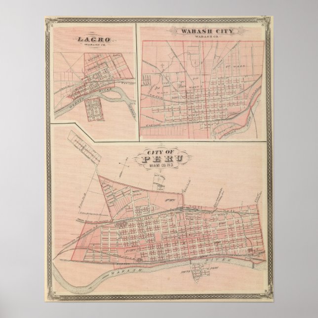 Perus stad, Miami Co Poster (Framsidan)