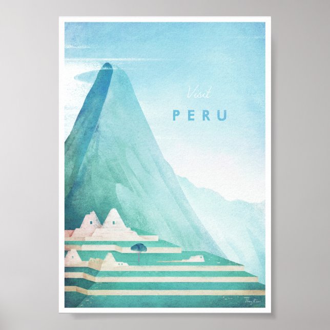 Perus Vintage resor Poster (Framsidan)