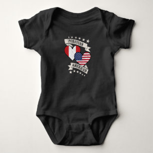 Peruvian American Heart Flaggor Peru Amerika T Shirt