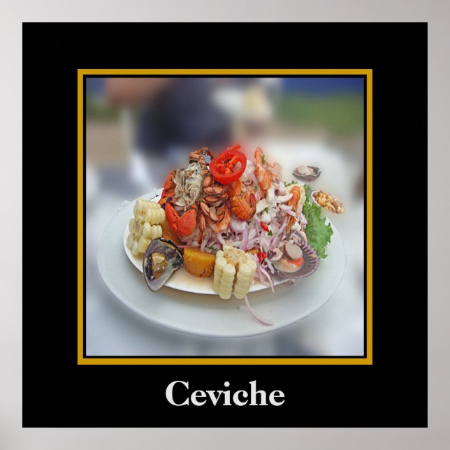 Peruvian Ceviche Poster (Framsidan)