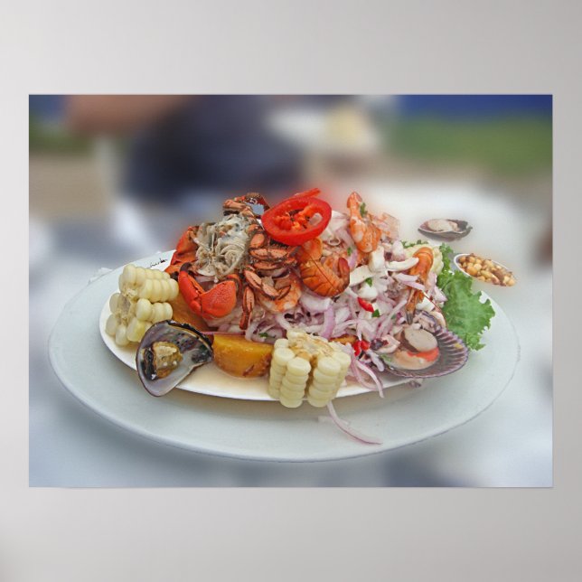 Peruvian Ceviche Poster (Framsidan)