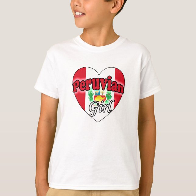 Peruvian Girl Tee Shirt (Framsida)