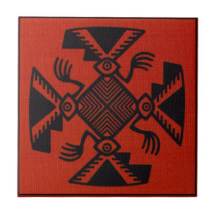Peruvian Inca Bird Kakelplatta