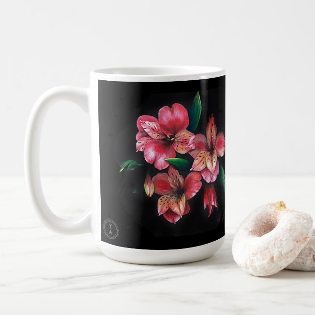 Peruvian Lily Love is the answer love mug Kaffemugg (Med munk)