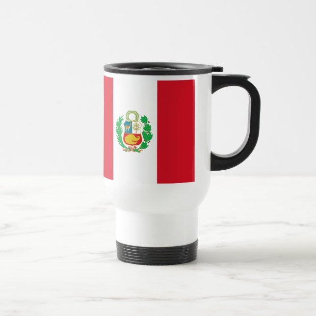 Peruvian statlig flagga mugg (Höger)