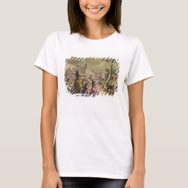 Peruvianernas terror under en förmörkning av m tee shirt (Framsida)