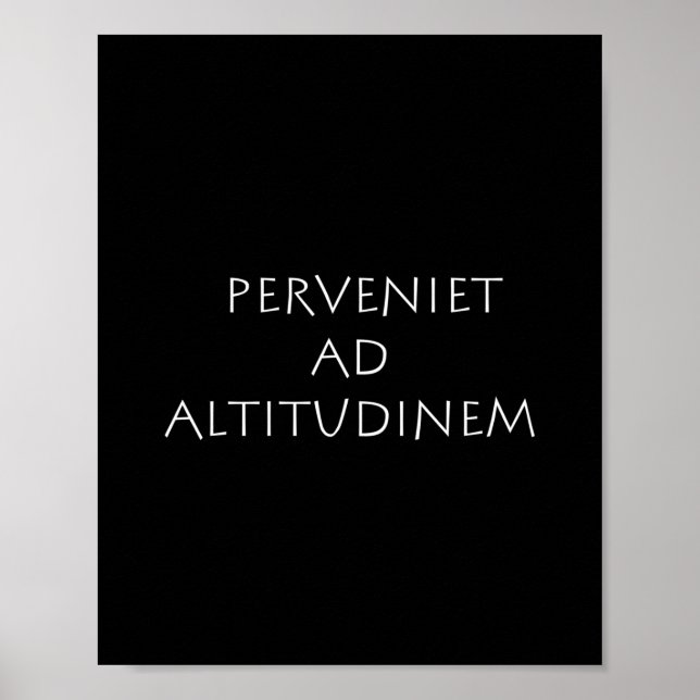 Perveniet ad altitudinem poster (Framsidan)