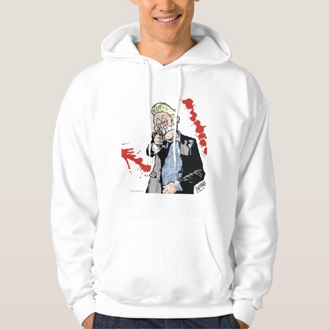 Pervo-Kris behållarhundar Hoodie (Framsida)