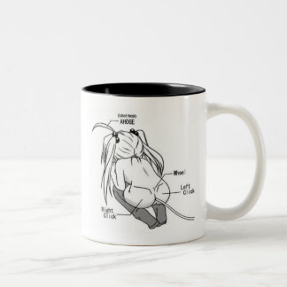 Pervy musmugg Två-Tonad mugg