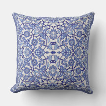 Perwinkle Blue White Patterned